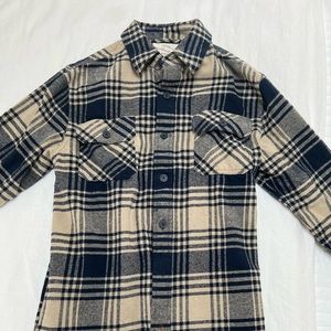 Heavy flannel button up size small
